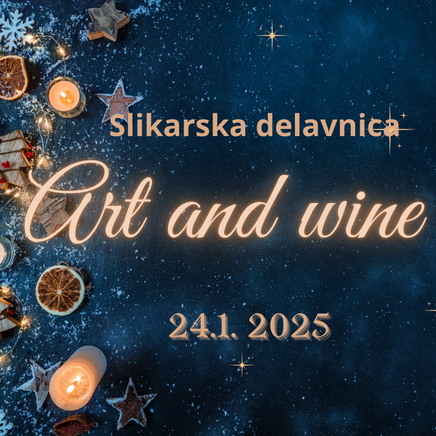 Art and wine in zlati lističi