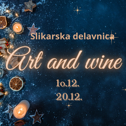 Art and wine in zlati lističi